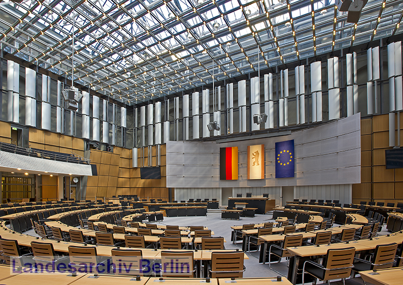 Plenarsaal des Abgeordnetenhauses in Berlin (Berlin-Mitte), 20. September 2012