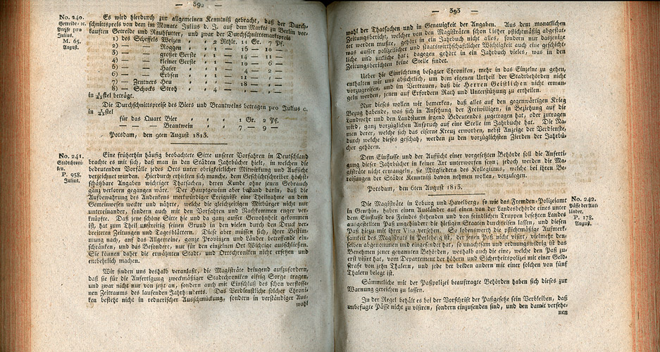  Amtsblatt der Kgl. Kurmärkischen Regierung, Nr. 34 vom 13. August 1813