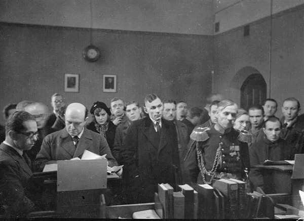 Otto Witte vor Gericht